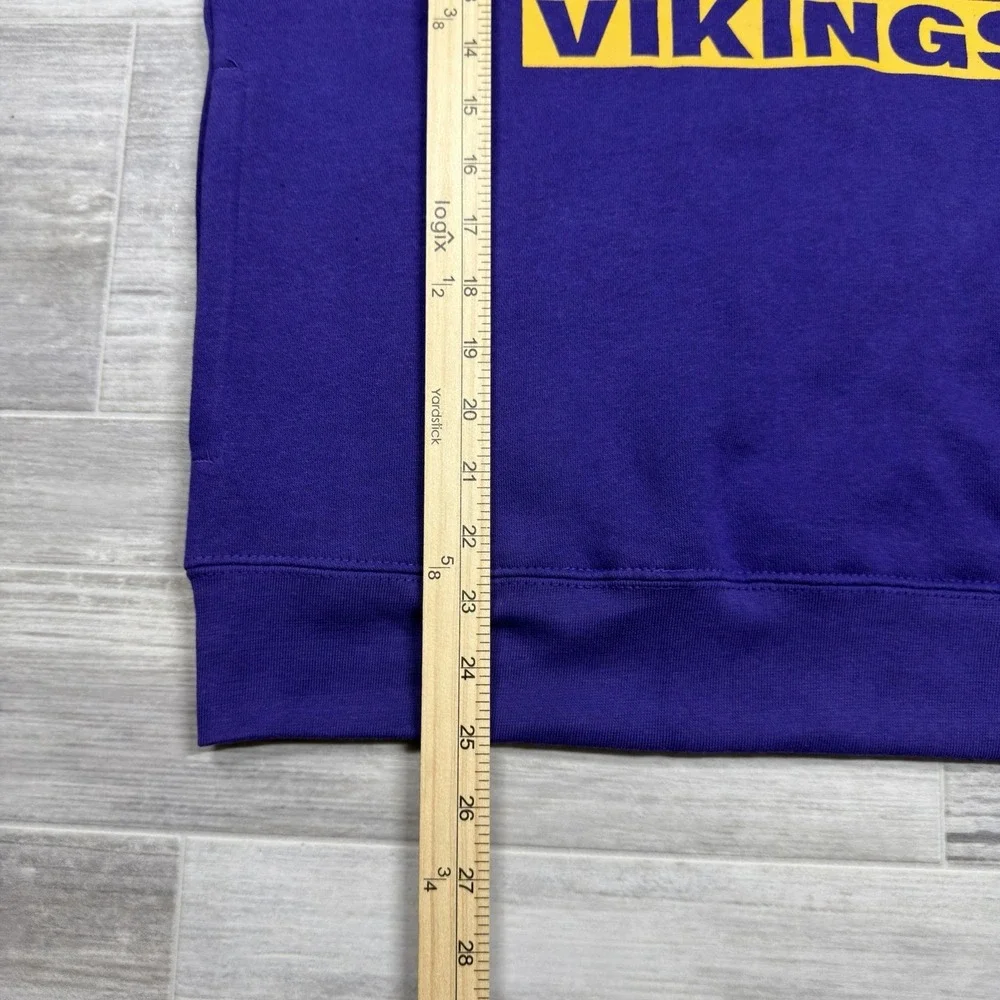 Minnesota Vikings NFL Apparel Youth Large (14/16) Back to Basics‎ Purple Hoodie